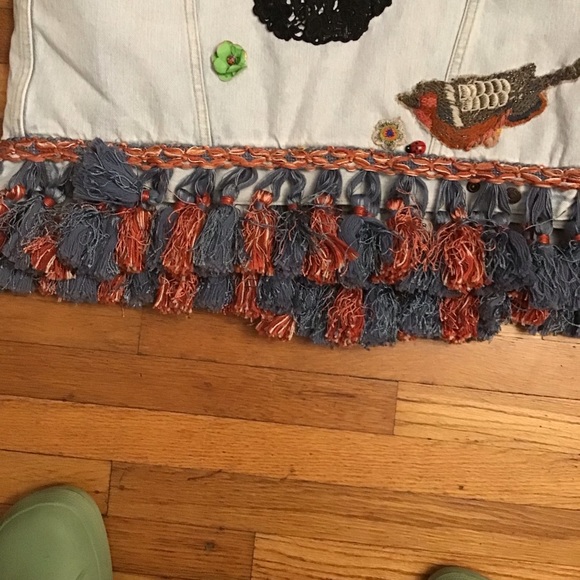 Denim “Ex-Boyfriend” Trucker Jacket - Picture 4 of 14